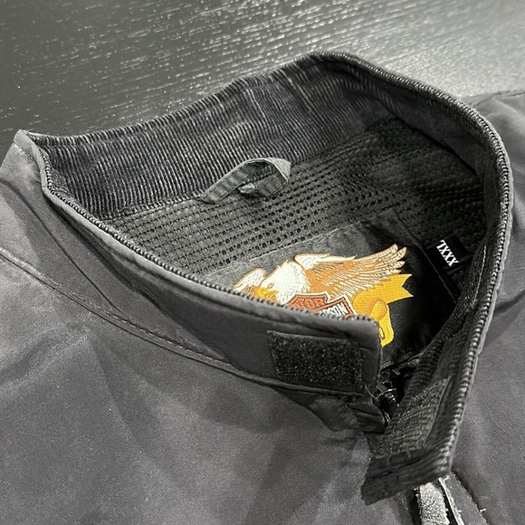 Harley-Davidson Vintage Zip Nylon Windbreaker Jacket - 3XL - Picture 5 of 9